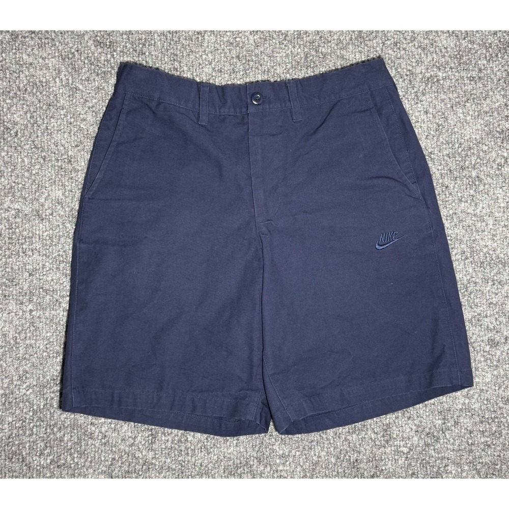 Nike Golf Shorts Blue Chino Standard Fit Above Knee 8" Inseam FZ5772-410 Size 30
